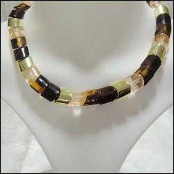 Retro Renkli Lucite Kolye 0063