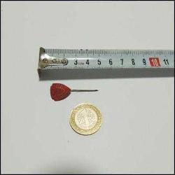 Antika Kırmızı Mineli Beden Terbiye Genel Müdürlüğü 1923 Rozeti AF  0063