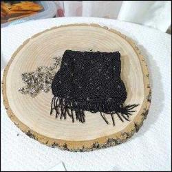 Retro El yapımı  Boncuk İşleme Küçük bayan Çantası La Regale   0062