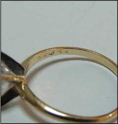 Retro 10 Ayar Altın Zirkon Taşlı Tektaş Yüzük Ölçü 17 0056