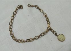 Antika Altın Dolgu Bebek Foto Cep Saati Kösteği 0026