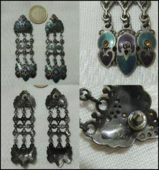 Vintage Edgar Berebi Mineli Küpeler Runway   0001