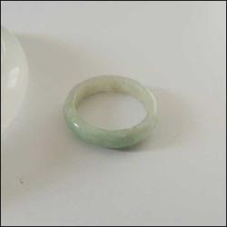 Antika Jadeite Jade Yeşim Taşı Bilezik ve Yüzük Takım El Yapımı Elde Oyma Çin 0041