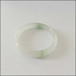 Antika Jadeite Jade Yeşim Taşı Bilezik ve Yüzük Takım El Yapımı Elde Oyma Çin 0041