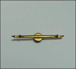 Retro Altın Kaplama Camaltı At Başı Broş İğne 0047
