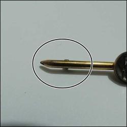 Retro Altın Kaplama Camaltı At Başı Broş İğne 0047