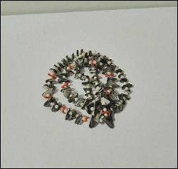 Vintage Doğal Sedef Parçalarından Kolye 0053