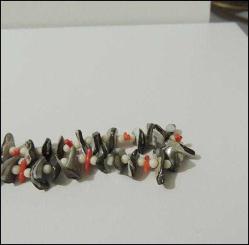 Vintage Doğal Sedef Parçalarından Kolye 0053