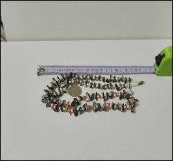 Vintage Doğal Sedef Parçalarından Kolye 0053