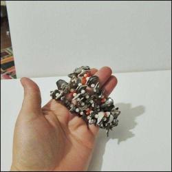 Vintage Doğal Sedef Parçalarından Kolye 0053