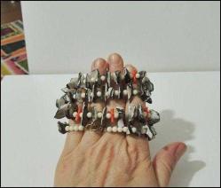 Vintage Doğal Sedef Parçalarından Kolye 0053