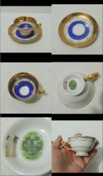 Retro JK DECOR CARLSBAD Fincan ve Tabağı Almanya