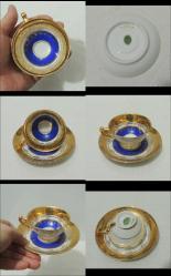 Retro JK DECOR CARLSBAD Fincan ve Tabağı Almanya