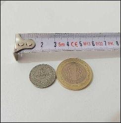 1912 Bulgaristan 10 Stotinki Madeni Para