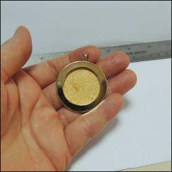 Retro Altın Kaplama İmitasyon 20 Amerikan Doları Kolye Ucu