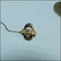 Retro Mineli Altın Dolgu Beta Sigma ve Torch Masonik İkili İğne Rozet