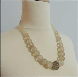 Antika en az 300 senelik El Yapımı Kaya Kristali Kolye 0039