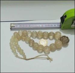 Antika en az 300 senelik El Yapımı Kaya Kristali Kolye 0039