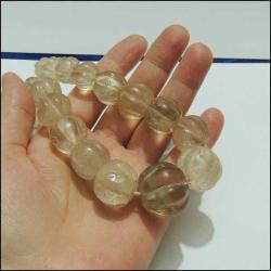 Antika en az 300 senelik El Yapımı Kaya Kristali Kolye 0039