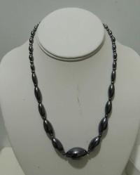 Eski Hematit Taşlı Kolye ROC