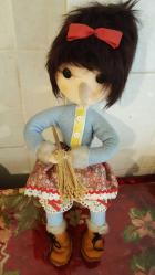 Antika Cadı bez bebek