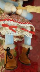 Antika Cadı bez bebek