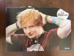 Ed Sheeran & The Off Spring / A3 ebadında lamine kaplı poster