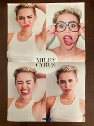 Muse & Miley Cyrus / lamine kaplı A3 ebadında poster