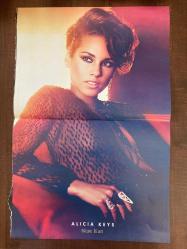 Alicia Keys & Foo Fighters / A3 ebadında lamine kaplı poster
