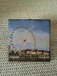 SERAMİK BARDAK ALTLIĞI DEKORLUK KULLANIMLIK 4 LÜ TAKIM.