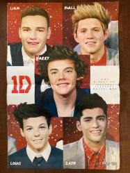 One Direction & Avenged Sevenfold / A3 ebadında lamine kaplı poster