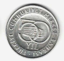 Hatıra Madalyon T.C.M.B Merkez Bankası 50. Yıl Hatıra madalyonu (1931-1981) - GÜMÜŞ (L-32)