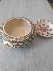 KÜTAHYA ÇİNİ EL BOYAMA ŞEKERLİK LOTU