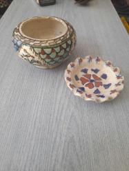 KÜTAHYA ÇİNİ EL BOYAMA ŞEKERLİK LOTU