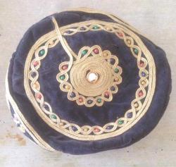 AFGAN KEPİ -1974 AFGANİSTAN YAPIMI,EL İŞÇİLİĞİ SÜSLEMELİ ANTİKA KEP