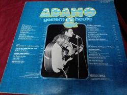 ADAMO GESTERN HEUTE LONGPLAY 2 LP