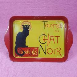 RETRO TOURNEE DU CHAT NOIR AVRUPA TENEKE TEPSİ