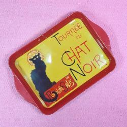 RETRO TOURNEE DU CHAT NOIR AVRUPA TENEKE TEPSİ