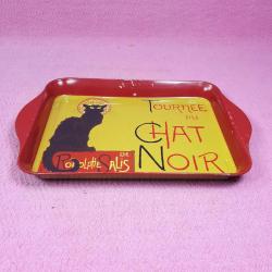 RETRO TOURNEE DU CHAT NOIR AVRUPA TENEKE TEPSİ