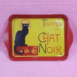 RETRO TOURNEE DU CHAT NOIR AVRUPA TENEKE TEPSİ