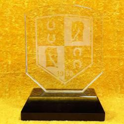 VINTAGE TÜRKİYE JOKEY KULÜBÜ LOGOLU KRİSTAL CAM AKSESUAR BİBLO