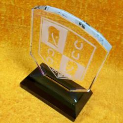 VINTAGE TÜRKİYE JOKEY KULÜBÜ LOGOLU KRİSTAL CAM AKSESUAR BİBLO