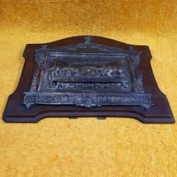 ANTİKA HAZ. İSA VE HAVARİLER SON YEMEK TEMALI GÜMÜŞ KAPLAMA ÜÇ BOYUTLU TABLO