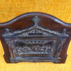 ANTİKA HAZ. İSA VE HAVARİLER SON YEMEK TEMALI GÜMÜŞ KAPLAMA ÜÇ BOYUTLU TABLO