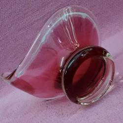 VINTAGE MURANO İMZALI EL YAPIMI GONDOL FORMLU GÜL KURUSU RENKLİ ŞEKERLİK