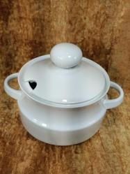 ANTİKA BAVARIA MITTERTEICH DÜZ BEYAZ RENKLİ PORSELEN ÇORBALIK