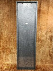 VINTAGE KAPI , BAHÇE DEKORATİF PANO GALVANİZLİ SAC ÇİÇEKLİK KOVA 94 X 27 CM