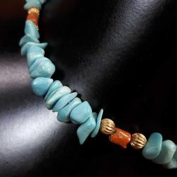 RETRO MERCANLI FİRUZE GERDANLIK