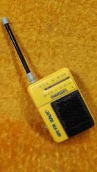 VINTAGE AVRUPA RHAPSODY AM/FM SARI PLASTİK KASALI KÜÇÜK RADYO