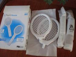 bigben Wii TWIN TENNIS ( MarioTennis & WiiSport ) İKİLİ RAKET - TEŞHİR ÜRÜNÜ SIFIR Orj. KUTUSUNDA